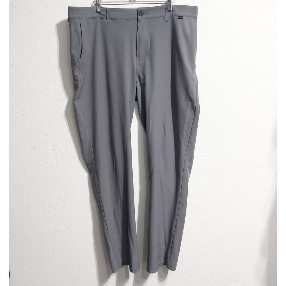 Travis Mathew Pants Golf Active Sz 38 Pockets Gray Performance Pockets